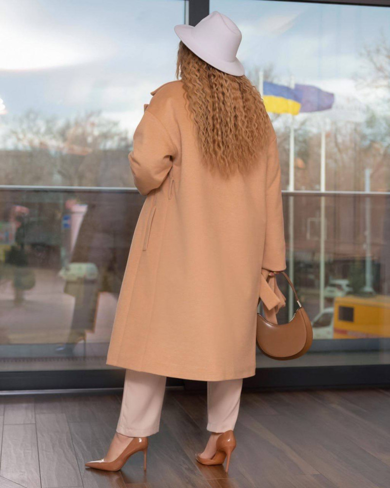 Пальто женское YM-A05352T29 Пальто женское YM-A05352T29