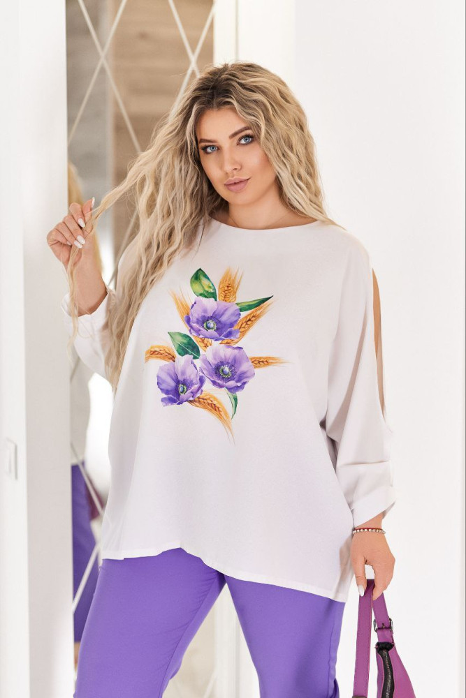 Костюм двойка со свободной блузой VOJ-A1006T680 Костюм двойка со свободной блузой VOJ-A1006T680