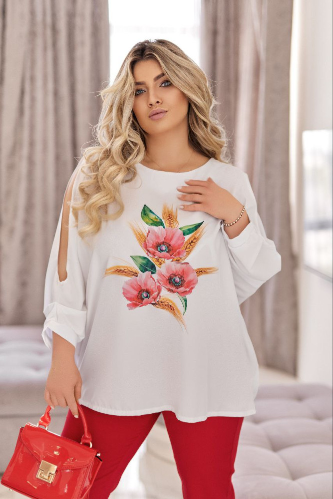 Костюм двойка со свободной блузой VOJ-A1006T680 Костюм двойка со свободной блузой VOJ-A1006T680