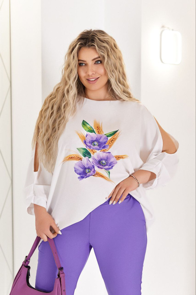 Костюм двойка со свободной блузой VOJ-A1006T680 Костюм двойка со свободной блузой VOJ-A1006T680