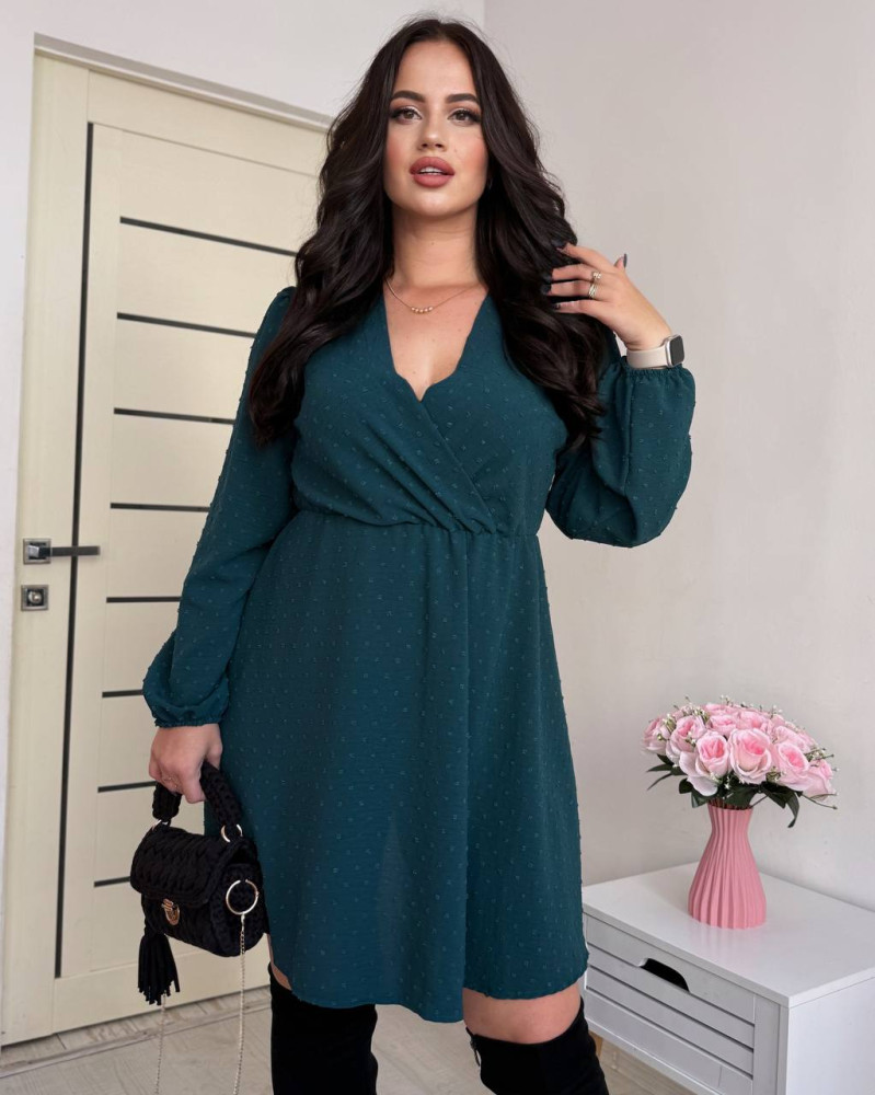 Платье с V-образным вырезом PRA-A1372T490 Платье с V-образным вырезом PRA-A1372T490