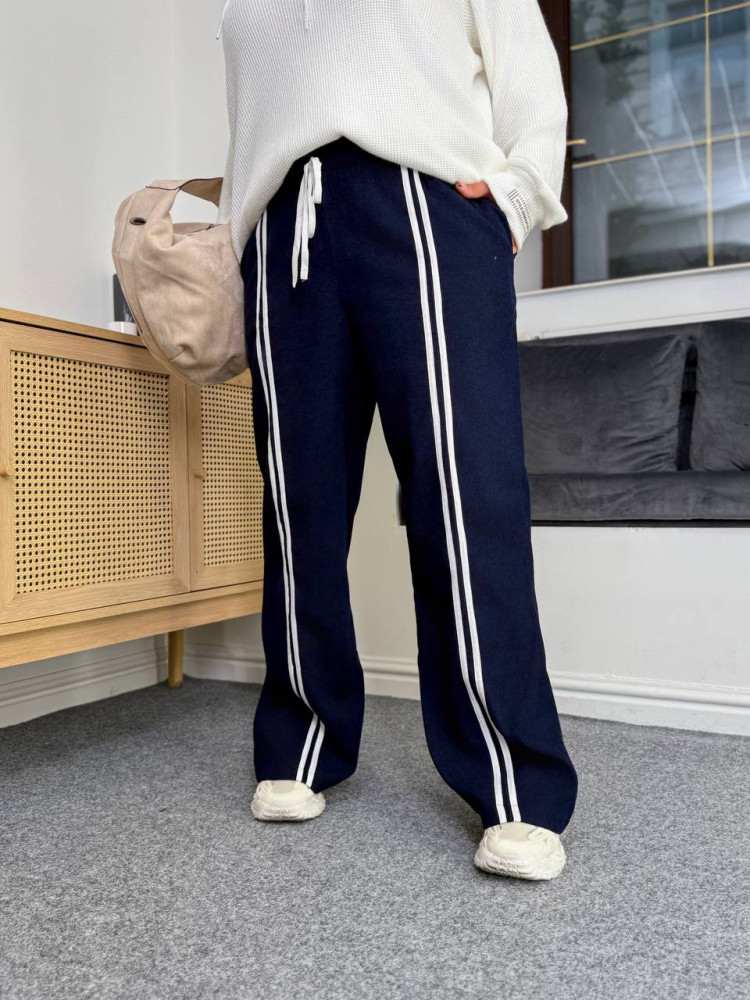 Брюки палаццо с лампасами CUR-A886T460 Брюки палаццо с лампасами CUR-A886T460