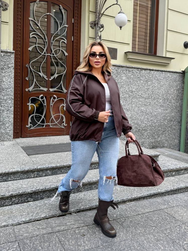 Ветровка свободного кроя VL-A1113T750 Ветровка свободного кроя VL-A1113T750