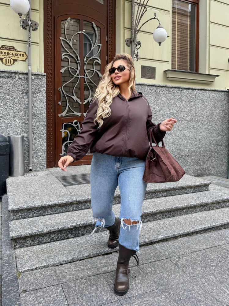 Ветровка свободного кроя VL-A1113T750 Ветровка свободного кроя VL-A1113T750