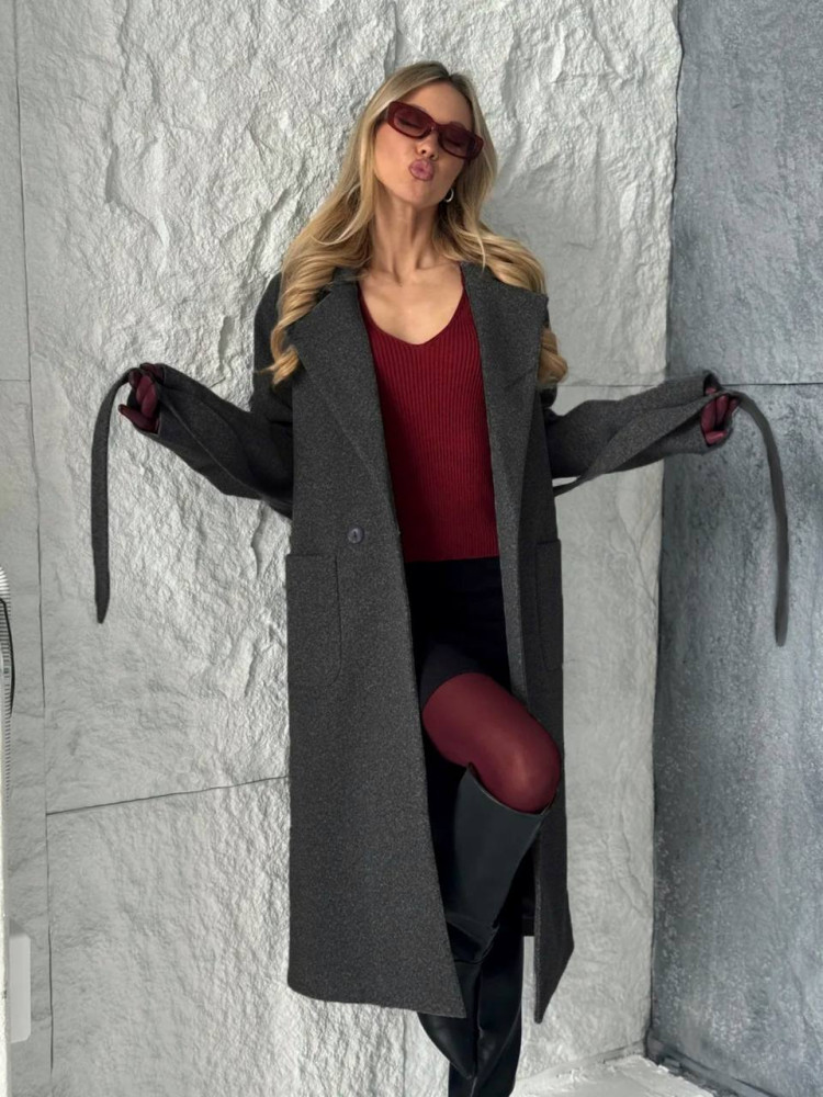 Женское пальто на подкладке KC-A0310T880 Женское пальто на подкладке KC-A0310T880