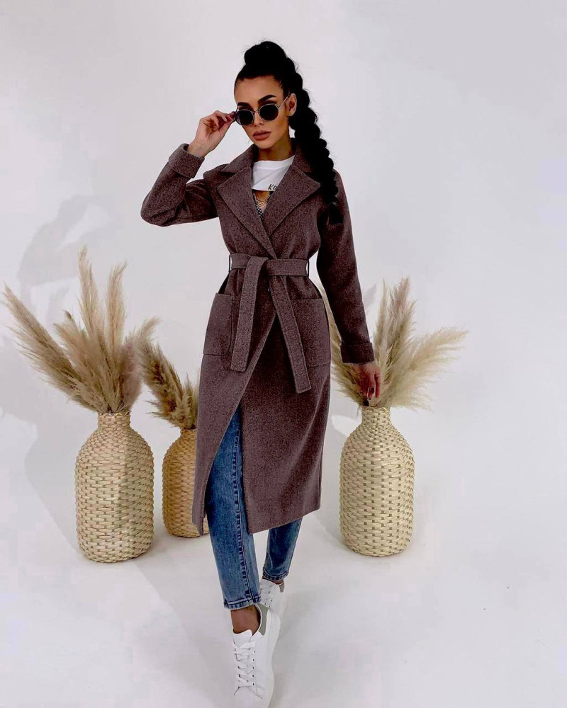 Женское пальто на подкладке KC-A0310T880 Женское пальто на подкладке KC-A0310T880