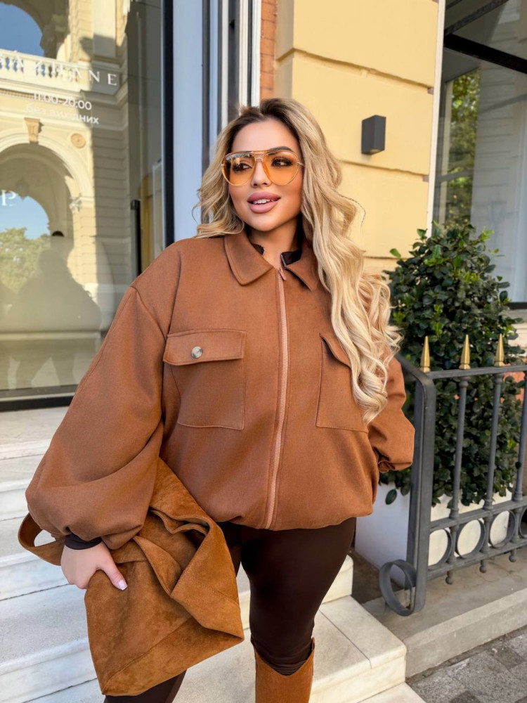 Бомбер с широкими рукавами ANK-A725353.1T980 Бомбер с широкими рукавами ANK-A725353.1T980