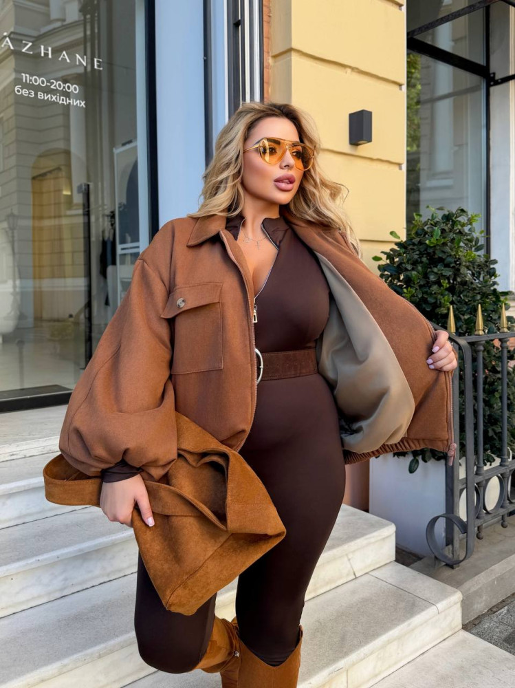 Бомбер с широкими рукавами ANK-A725353.1T980 Бомбер с широкими рукавами ANK-A725353.1T980