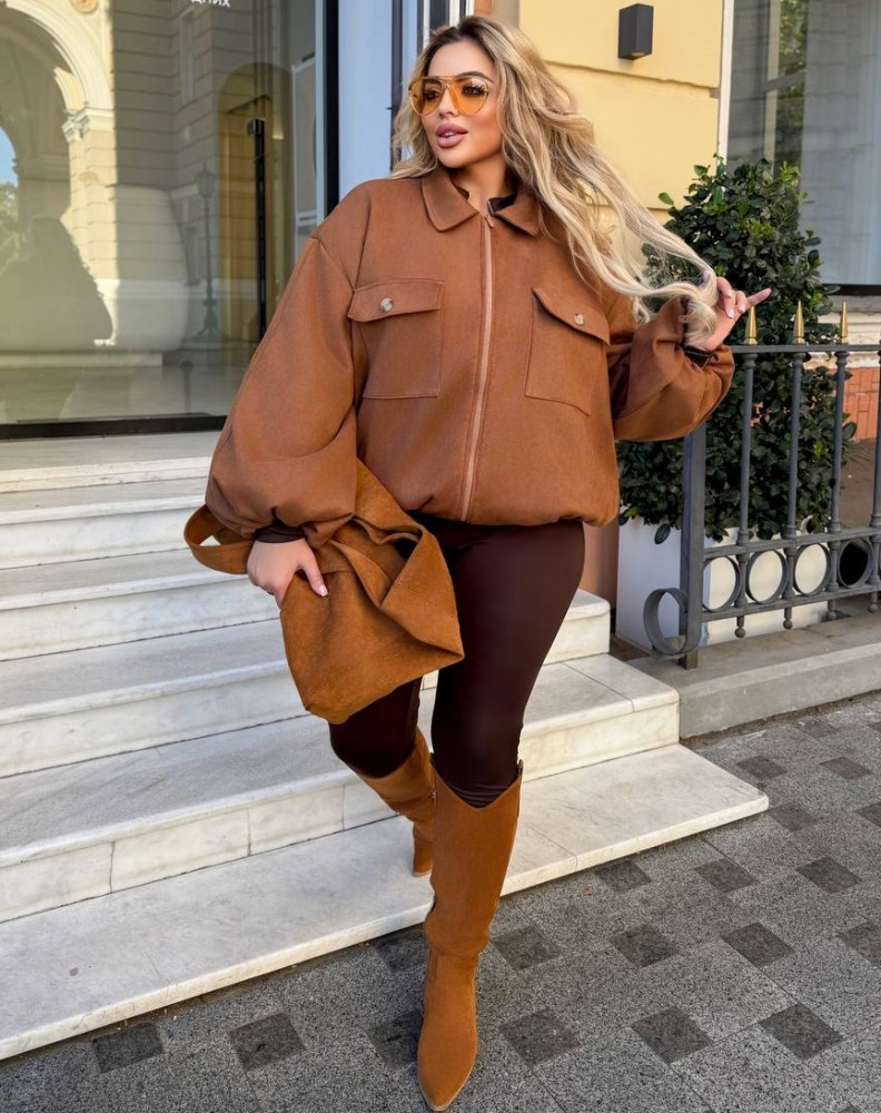 Бомбер с широкими рукавами ANK-A725353.1T980 Бомбер с широкими рукавами ANK-A725353.1T980