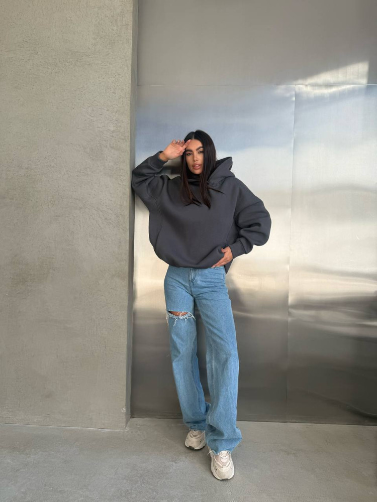 Стильне худі на флісі SF-A5683T600 Стильне худі на флісі SF-A5683T600