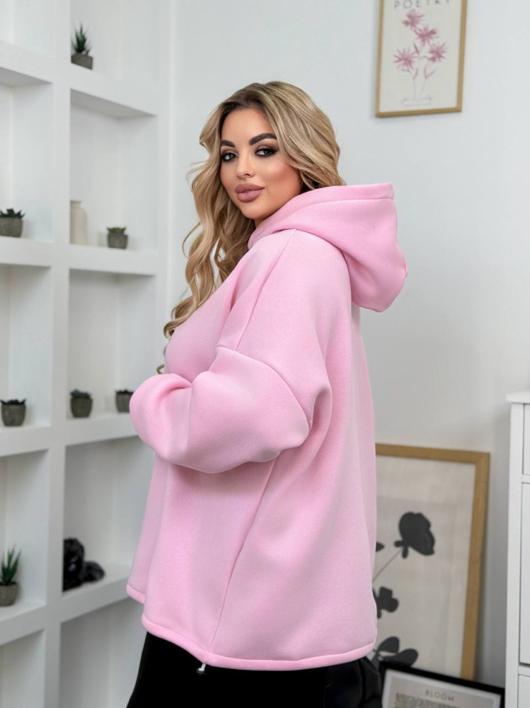 Однотонный оверсайз худи ET-A8915T450 Однотонный оверсайз худи ET-A8915T450