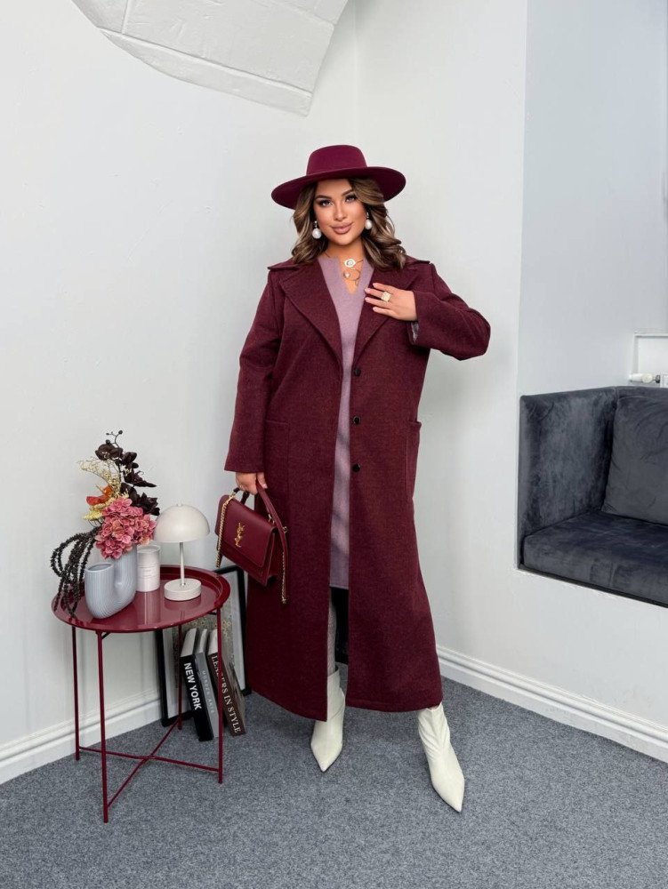 Длинное кашемировое пальто AD-A7858.1T550 Длинное кашемировое пальто AD-A7858.1T550