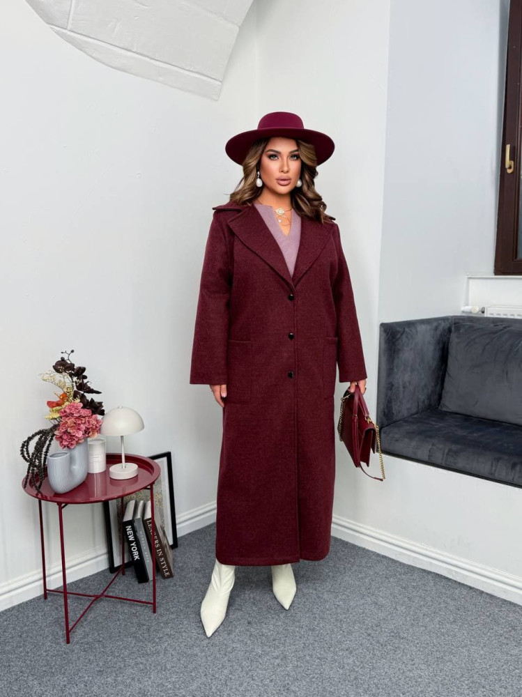 Длинное кашемировое пальто AD-A7858.1T550 Длинное кашемировое пальто AD-A7858.1T550