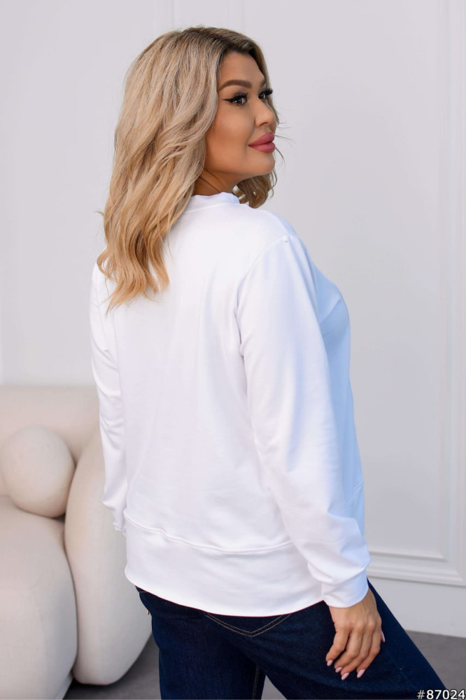 Кофта с молнией посередине VL-A1119T450 Кофта с молнией посередине VL-A1119T450