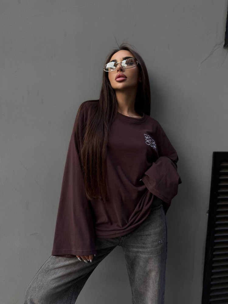 Женский оверсайз лонгслив AM-A3336T450 Женский оверсайз лонгслив AM-A3336T450