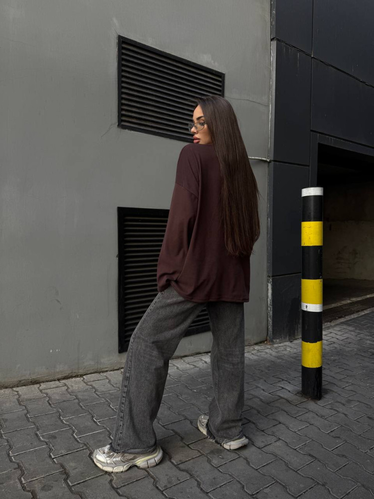 Женский оверсайз лонгслив AM-A3336T450 Женский оверсайз лонгслив AM-A3336T450