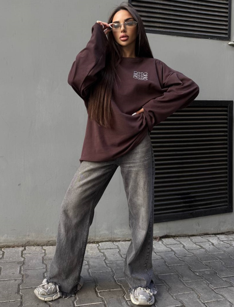 Женский оверсайз лонгслив AM-A3336T450 Женский оверсайз лонгслив AM-A3336T450