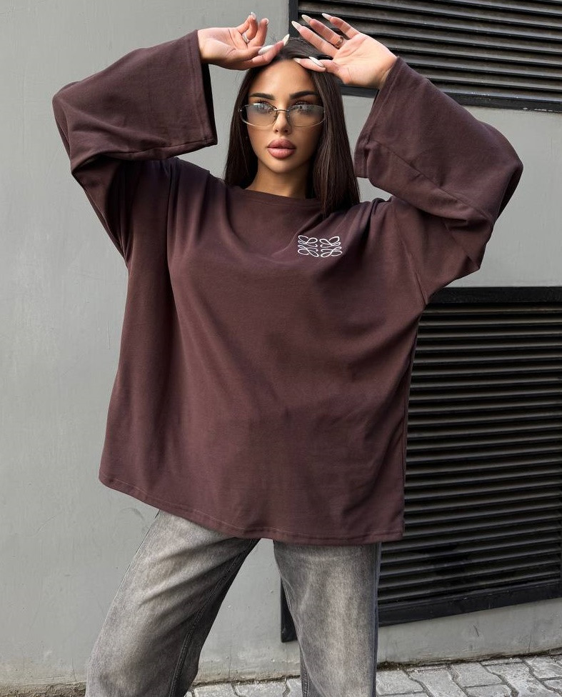 Женский оверсайз лонгслив AM-A3336T450 Женский оверсайз лонгслив AM-A3336T450