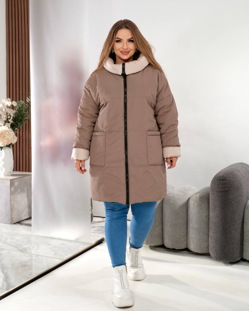 Двустороння куртка-пальто SD-A0109T1050 Двустороння куртка-пальто SD-A0109T1050