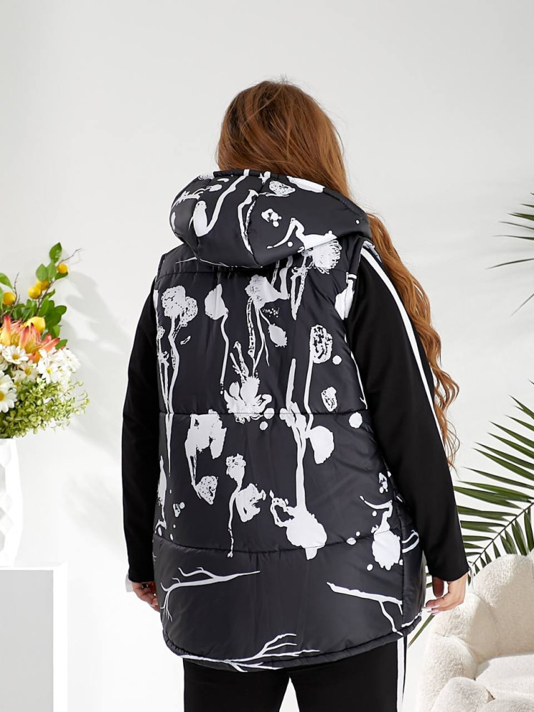 Женская прямая жилетка OLD-A7009T25 Женская прямая жилетка OLD-A7009T25