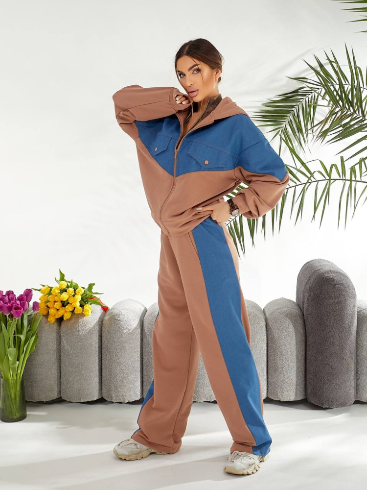 Костюм с джинсовыми вставками OLD-A7024T29 Костюм с джинсовыми вставками OLD-A7024T29