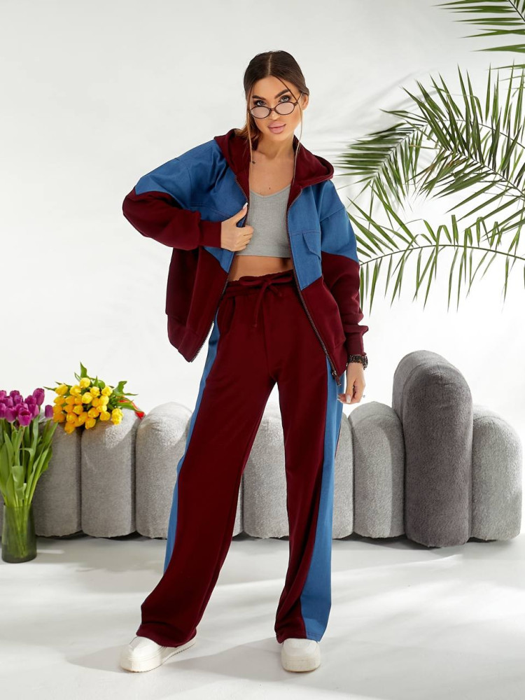 Костюм с джинсовыми вставками OLD-A7024T29 Костюм с джинсовыми вставками OLD-A7024T29