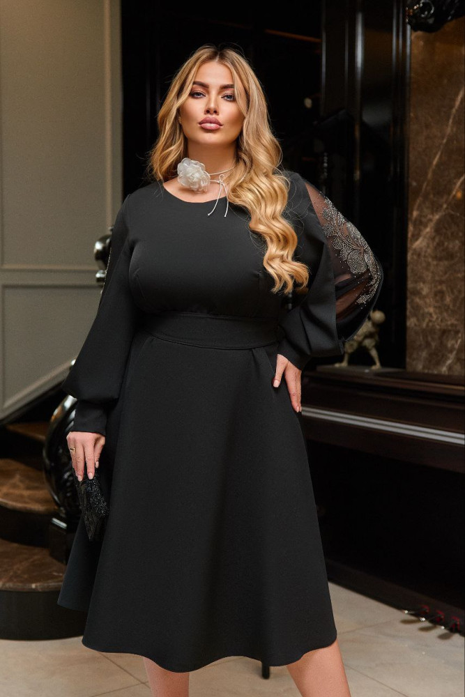 Ошатна жіноча сукня з стразами VOJ-A925T680 Ошатна жіноча сукня з стразами VOJ-A925T680