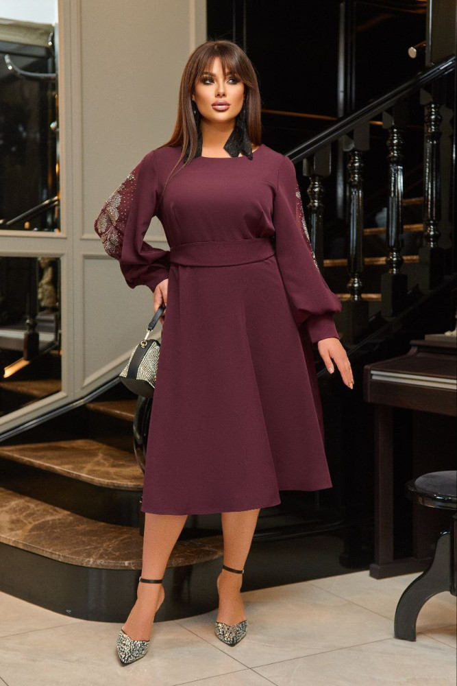 Ошатна жіноча сукня з стразами VOJ-A925T680 Ошатна жіноча сукня з стразами VOJ-A925T680