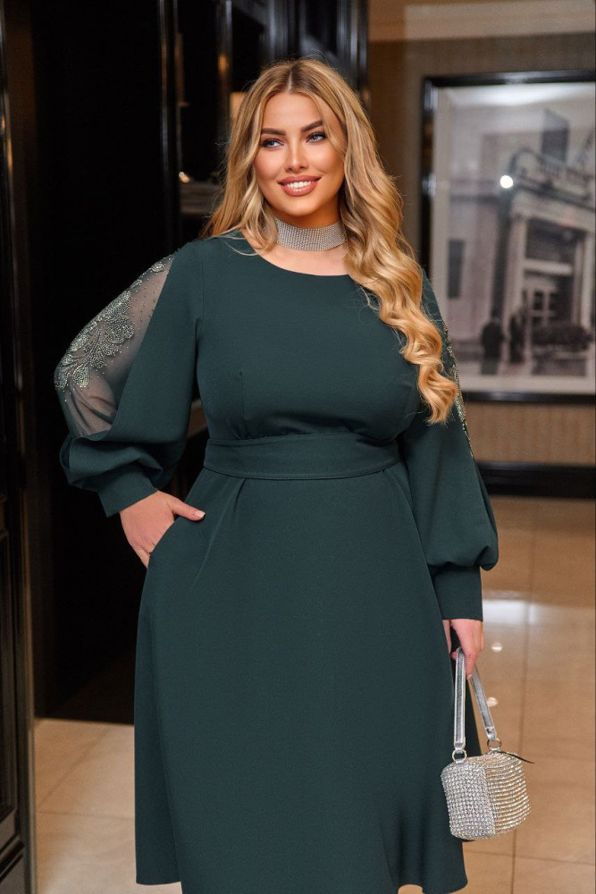 Ошатна жіноча сукня з стразами VOJ-A925T680 Ошатна жіноча сукня з стразами VOJ-A925T680