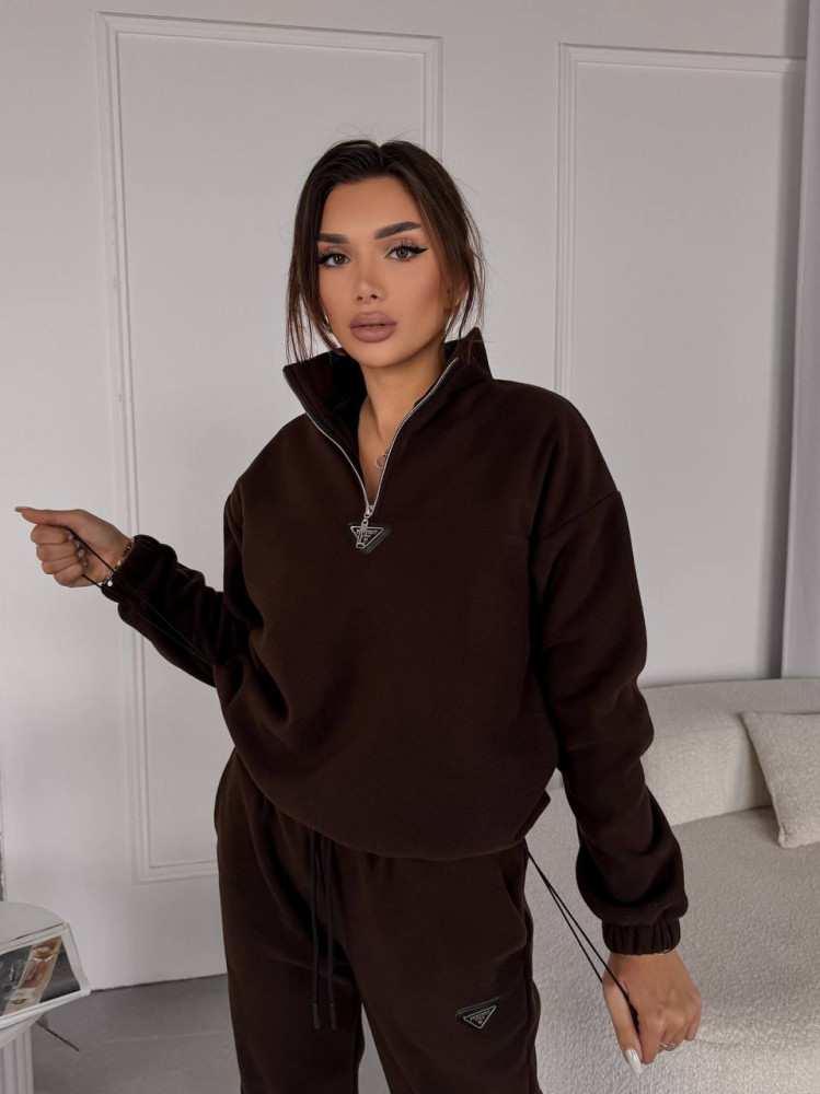 Трендовий флісовий костюм VM-A10522T570 Трендовий флісовий костюм VM-A10522T570