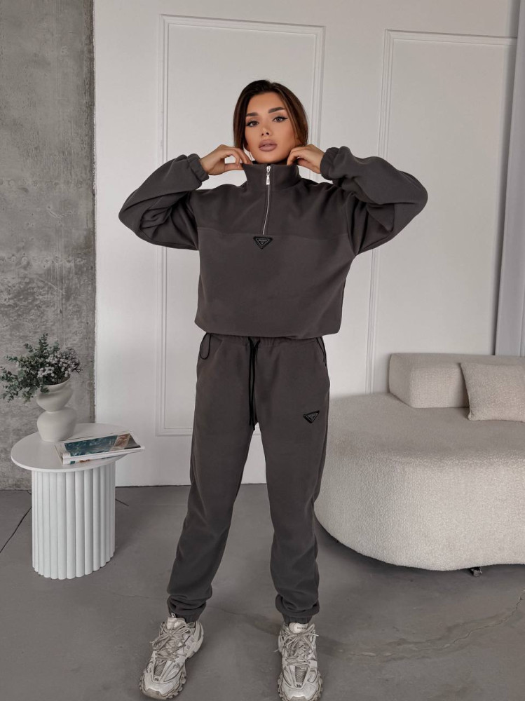 Трендовий флісовий костюм VM-A10522T570 Трендовий флісовий костюм VM-A10522T570