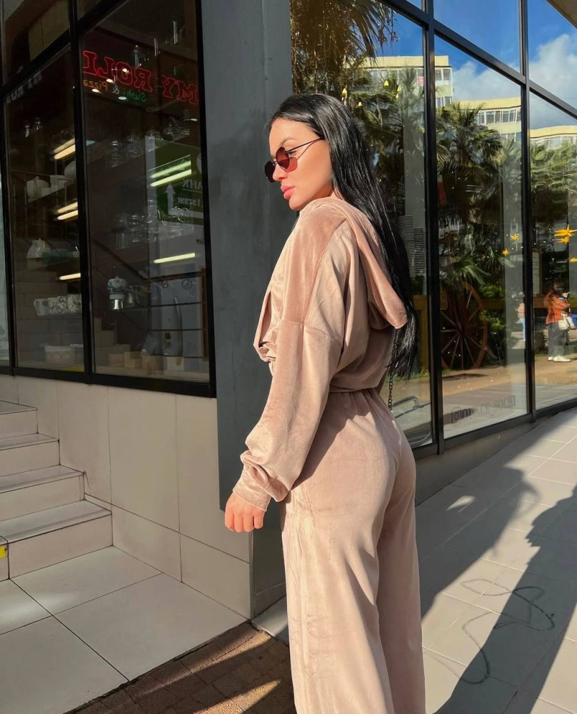 Велюровый женский костюм DMP-R1620T480 Велюровый женский костюм DMP-R1620T480