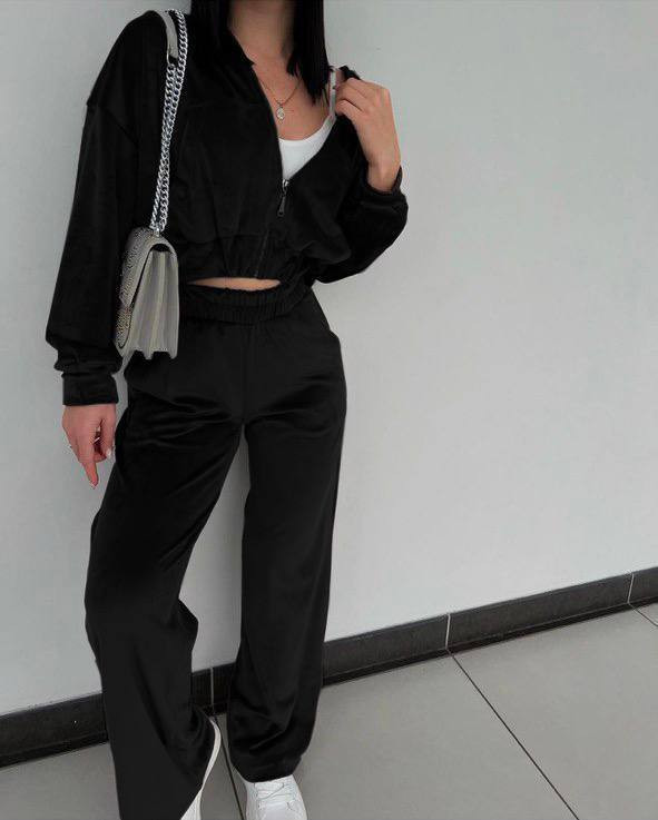 Велюровый женский костюм DMP-R1620T480 Велюровый женский костюм DMP-R1620T480