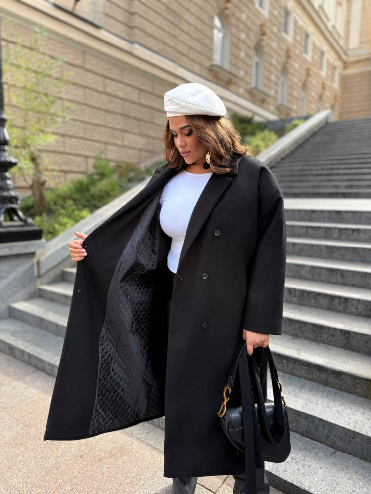 Длинное теплое пальто VW-A1630T1265 Длинное теплое пальто VW-A1630T1265