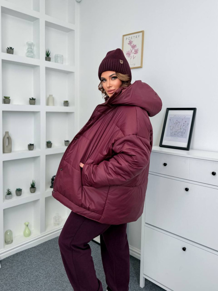 Теплая оверсайз куртка VW-A1627T860 Теплая оверсайз куртка VW-A1627T860