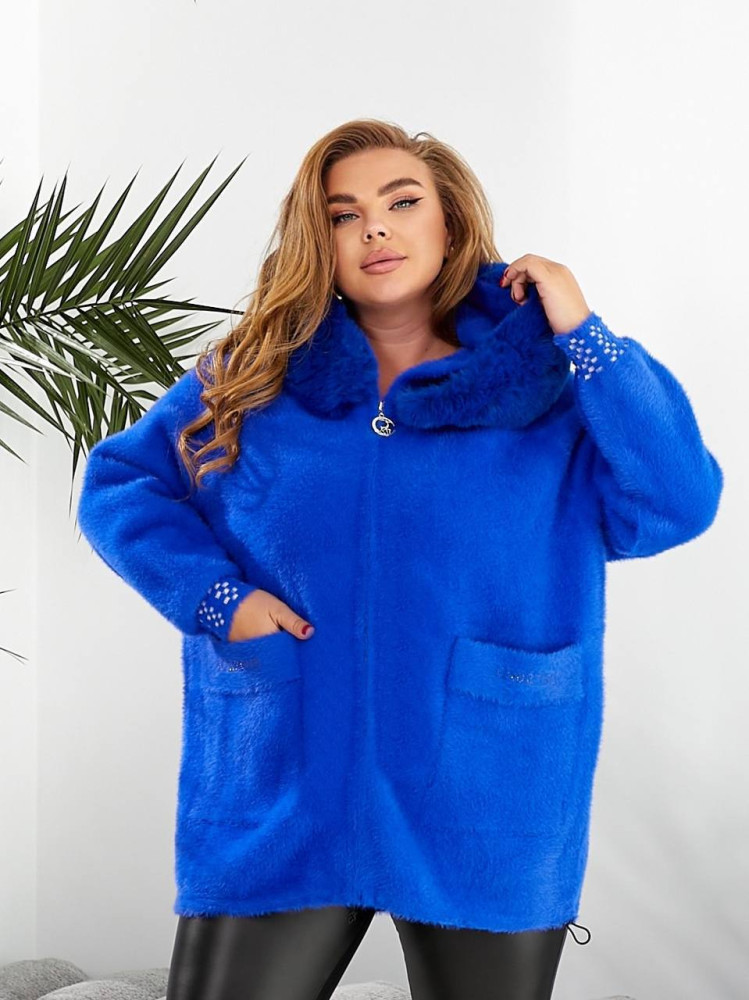 Кофта Альпака с мехом MAX-A914T1450 Кофта Альпака с мехом MAX-A914T1450