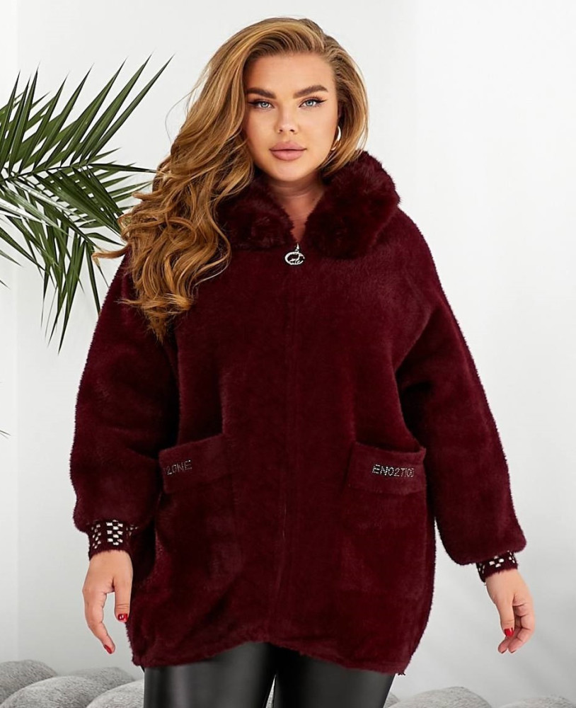 Кофта Альпака с мехом MAX-A914T1450 Кофта Альпака с мехом MAX-A914T1450