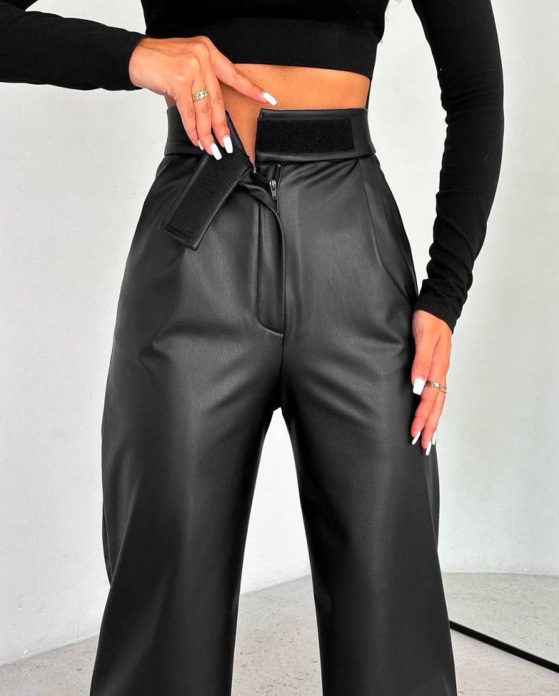 Шкіряні утеплені брюки DMP-P4081T330 Шкіряні утеплені брюки DMP-P4081T330