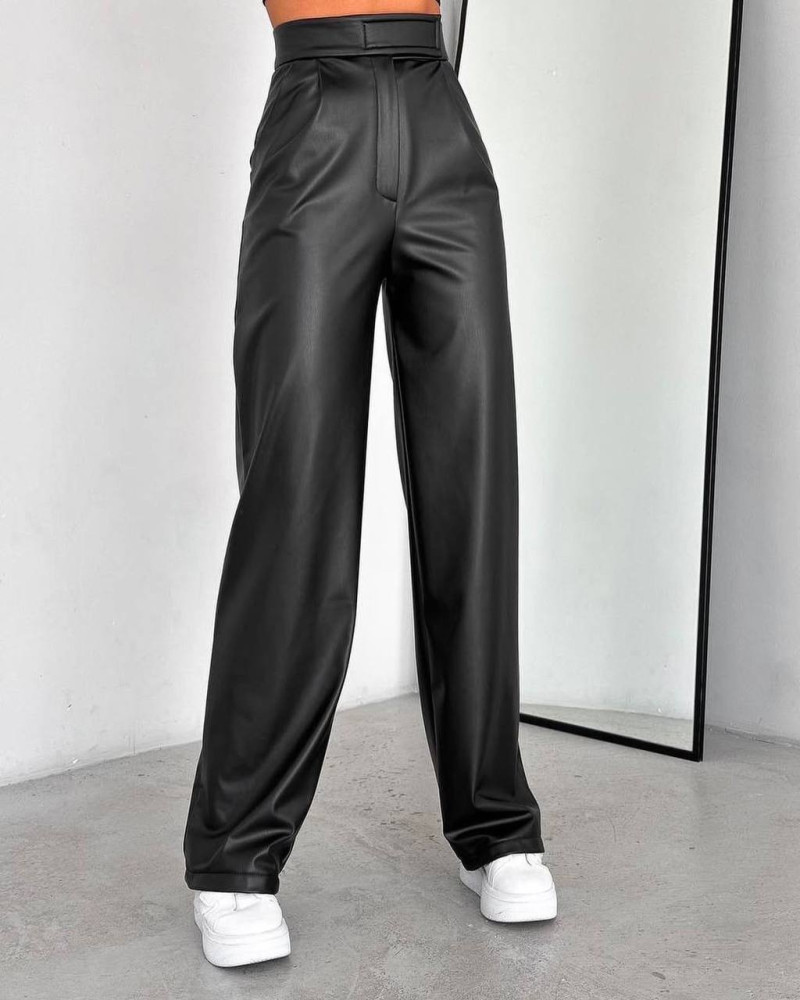 Шкіряні утеплені брюки DMP-P4081T330 Шкіряні утеплені брюки DMP-P4081T330