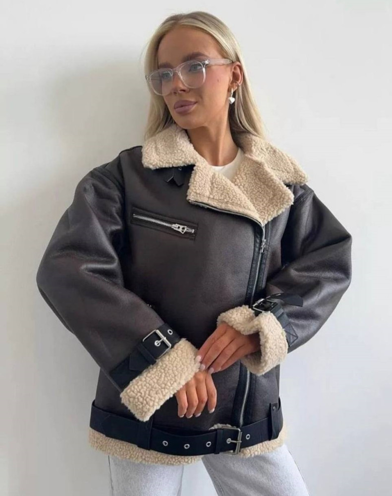 Модна жіноча дублянка GN-A1189T1100 Модна жіноча дублянка GN-A1189T1100