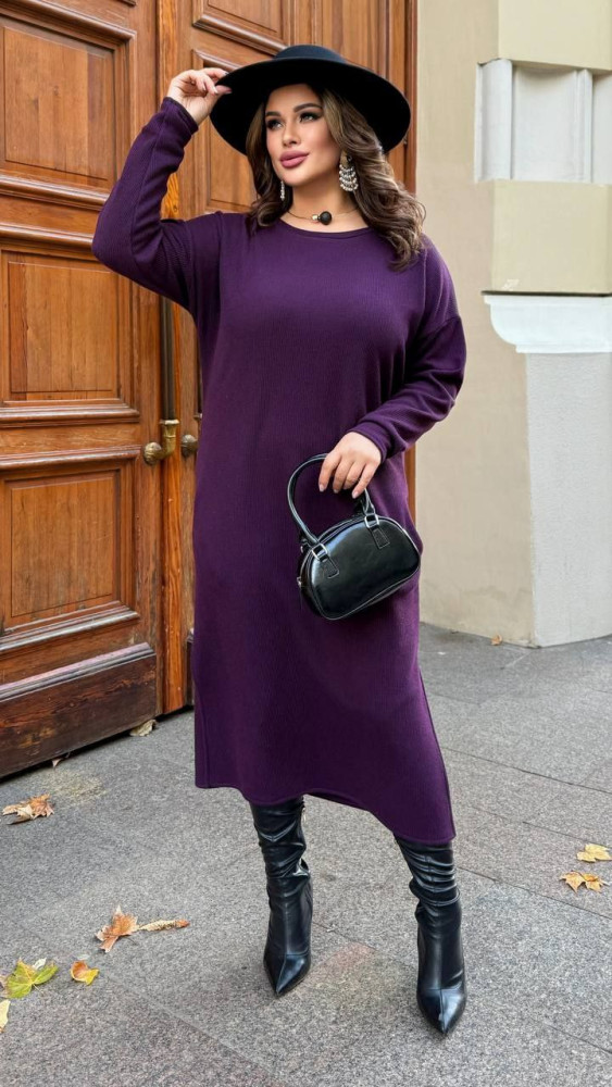 Теплое платье свободного покроя AD-A7871.1T400 Теплое платье свободного покроя AD-A7871.1T400