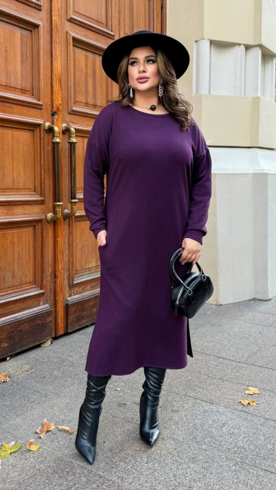 Теплое платье свободного покроя AD-A7871.1T400 Теплое платье свободного покроя AD-A7871.1T400