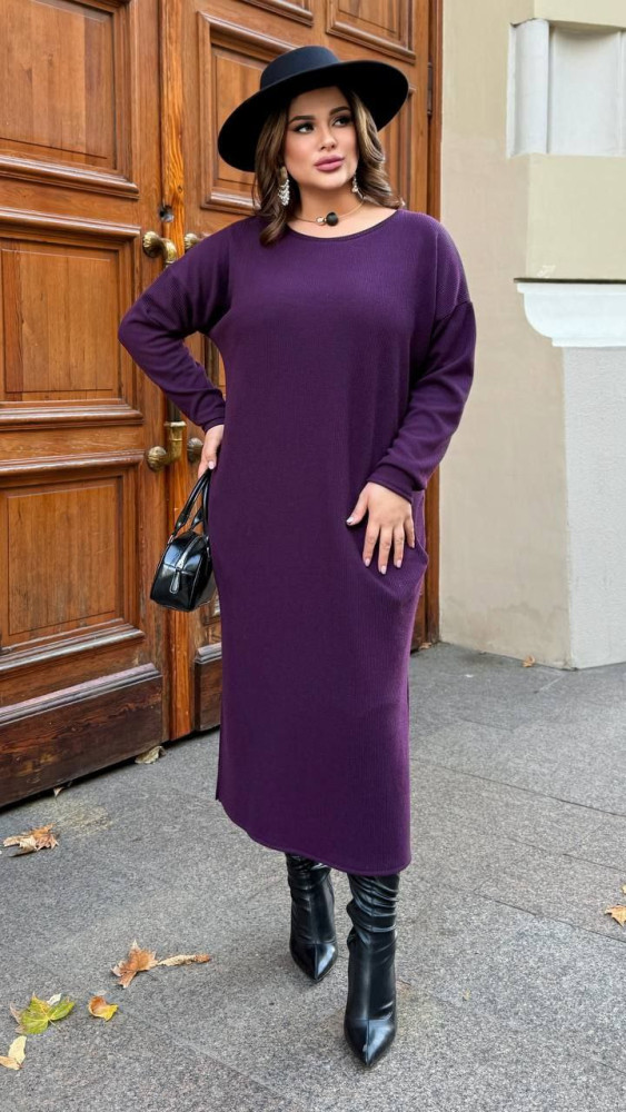 Теплое платье свободного покроя AD-A7871.1T400 Теплое платье свободного покроя AD-A7871.1T400