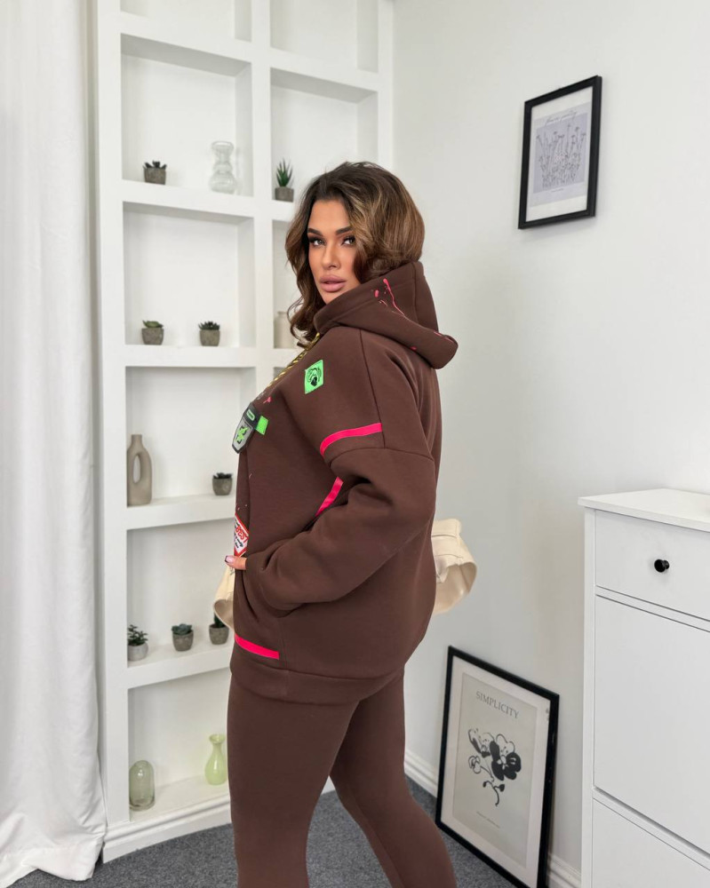 Яркий худи на флисе DOL-A394T790 Яркий худи на флисе DOL-A394T790