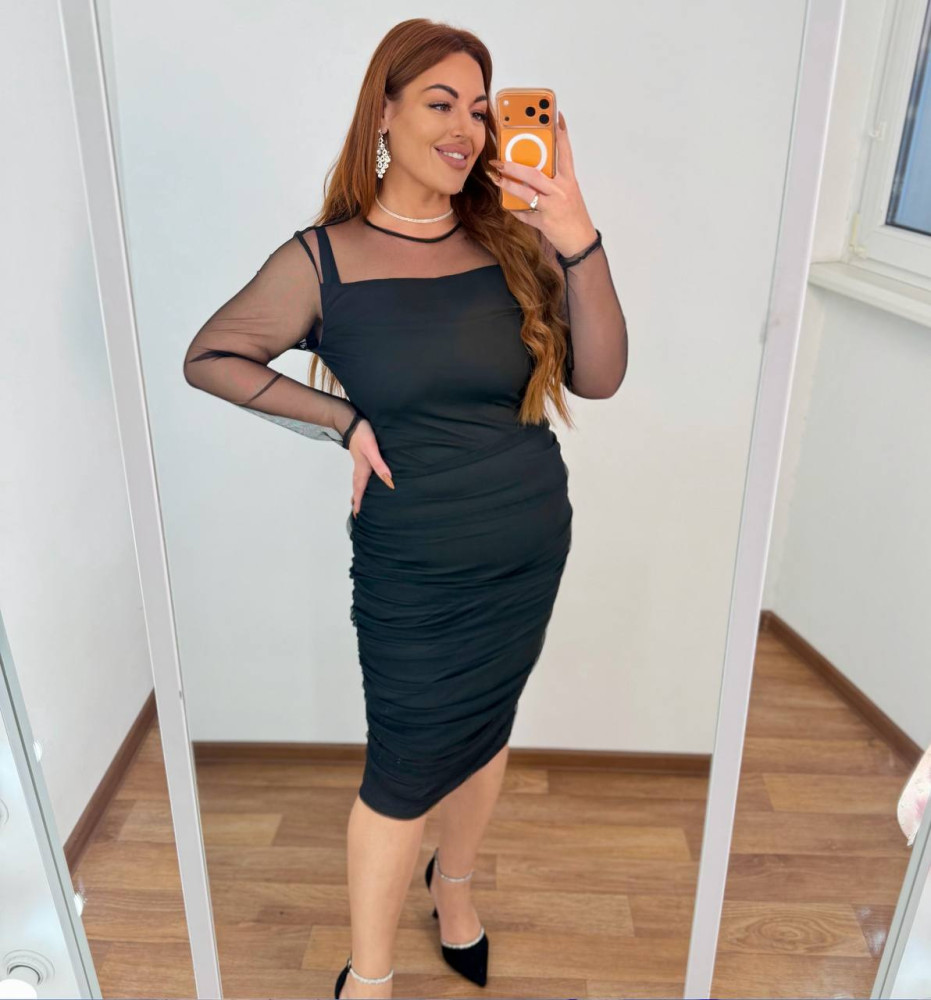 Коктейльное платье с сеткой MA-N2140T650 Коктейльное платье с сеткой MA-N2140T650