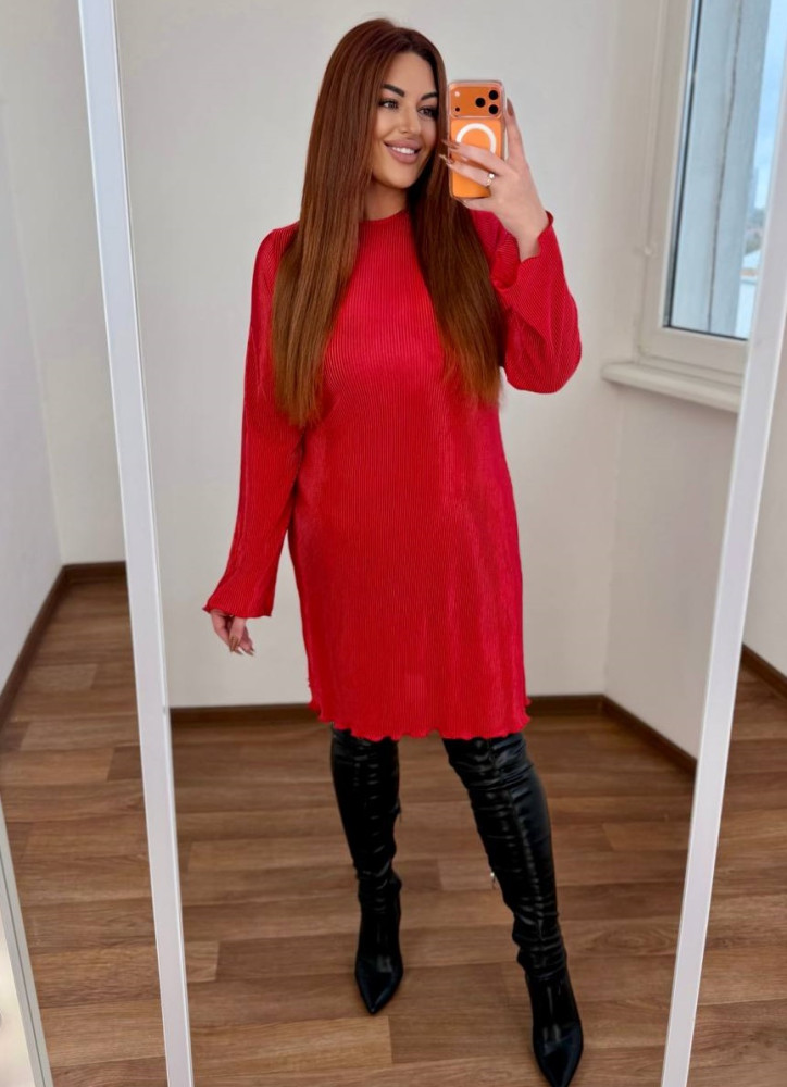 Свободное платье плиссе MA-N2150T450 Свободное платье плиссе MA-N2150T450