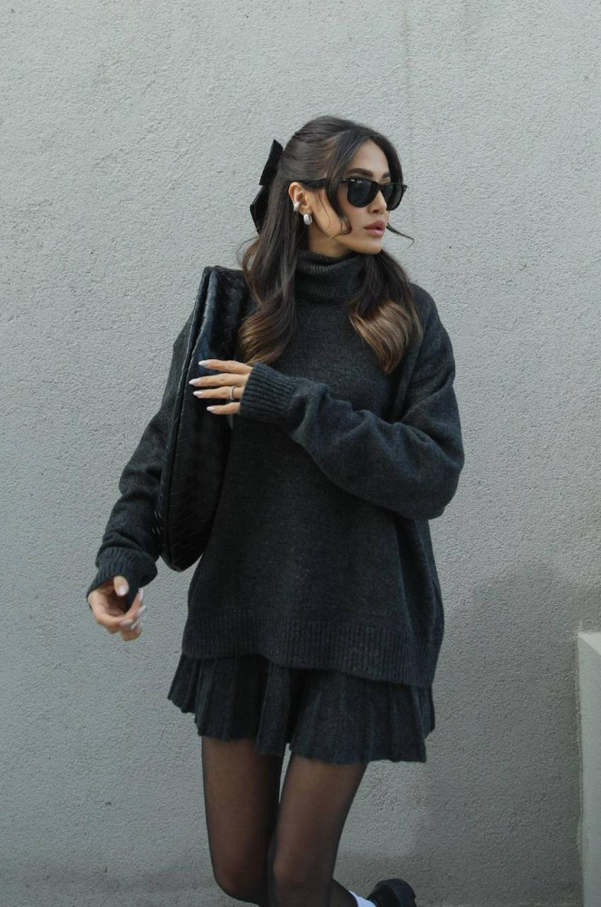 Теплый костюм с юбкой AMU-A7777T899 Теплый костюм с юбкой AMU-A7777T899