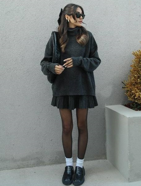 Теплый костюм с юбкой AMU-A7777T899 Теплый костюм с юбкой AMU-A7777T899