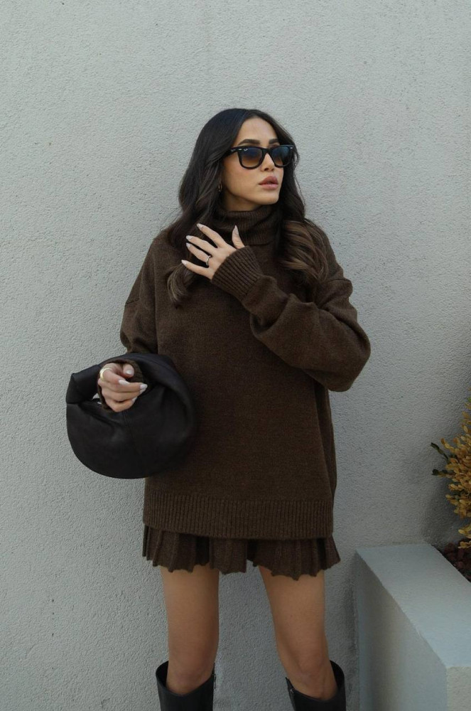 Теплый костюм с юбкой AMU-A7777T899 Теплый костюм с юбкой AMU-A7777T899