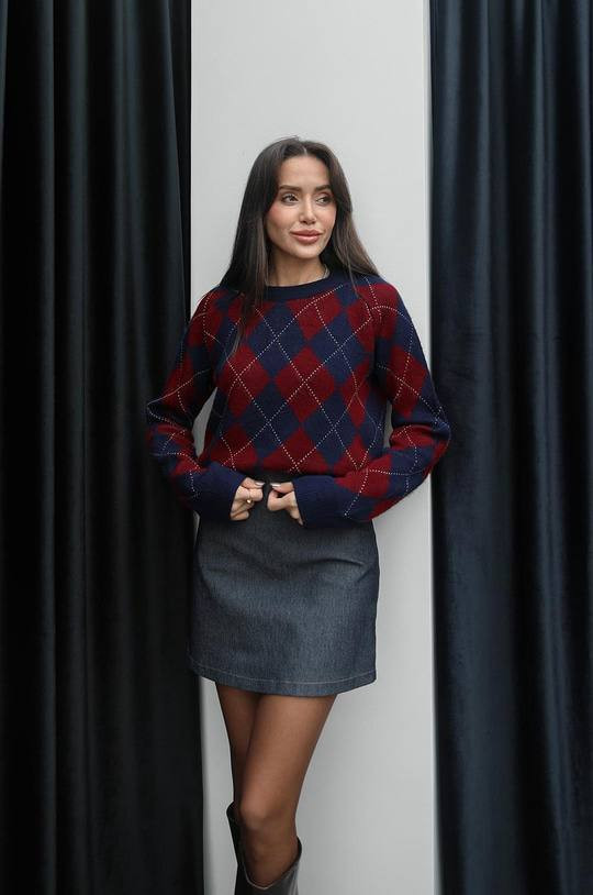 Теплий жіночий светр AMU-A4606T499 Теплий жіночий светр AMU-A4606T499